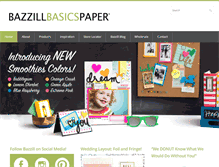 Tablet Screenshot of bazzillbasics.com